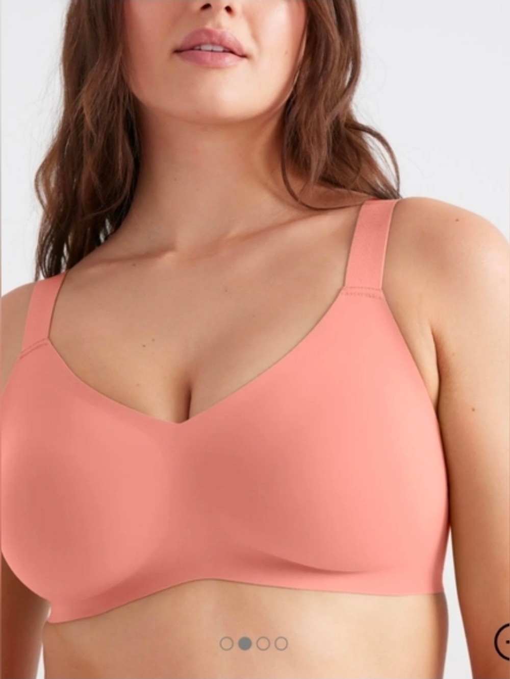 NWOT KNIX Padded V-Neck Bra - Wide Strap size 8